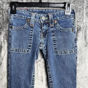 True Religion Womens Tony Boot Cut Medium Wash Jeans Size 26